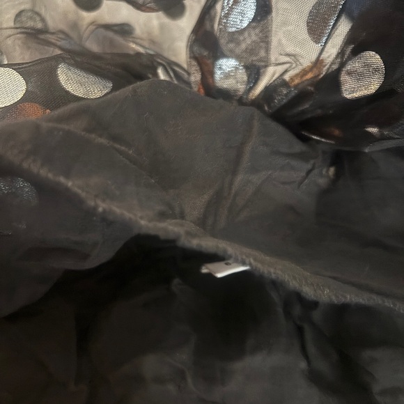 Black and Gold Polka Dot Tutu Skirt - Picture 3 of 3